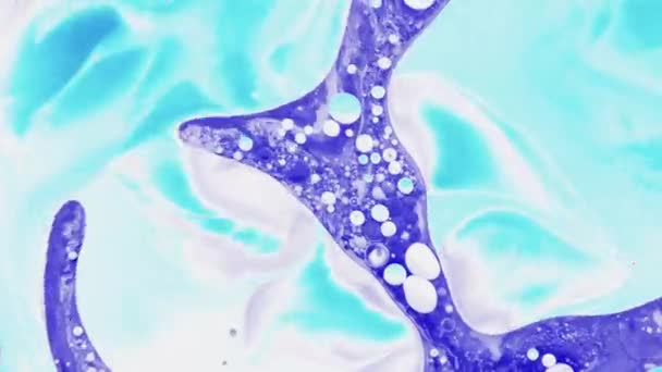 Molecule Bubble Cosmetic Essence Liquid Drop Science Background Animation — Video