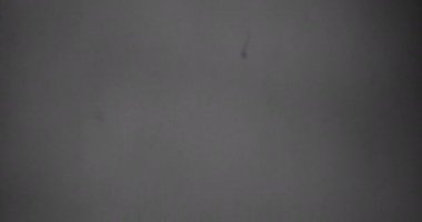 Siyah ve Beyaz, Tek Krom Evrensel Geri sayım Film Lideri. 10 'dan 0' a geri sayım saati. Detaylar, çizikler, işaretler ve tahıllarla dolu eski bir filmin etkisi. Olumsuz makara. Film Yanığı 4K FX Efekti