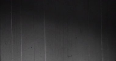 Siyah ve Beyaz, Tek Krom Evrensel Geri sayım Film Lideri. 10 'dan 0' a geri sayım saati. Detaylar, çizikler, işaretler ve tahıllarla dolu eski bir filmin etkisi. Olumsuz makara. Film Yanığı 4K FX Efekti