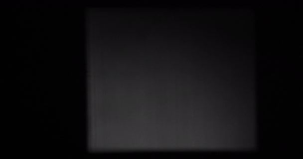 Black White Monochrome Universal Countdown Film Leader Countdown Clock Effect — стоковое видео