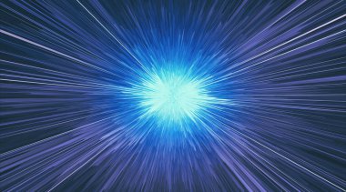 Vektör soyut fütüristik devre kartı ve kafes çizgisinin, illüstrasyon yüksek bilgisayar ve iletişim teknolojileri mavi renk arka plan üzerinde. Yüksek teknoloji dijital teknoloji, küresel sosyal medya kavramı