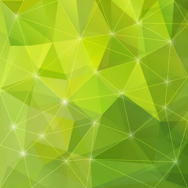 Abstract green triangle background — Stock Vector