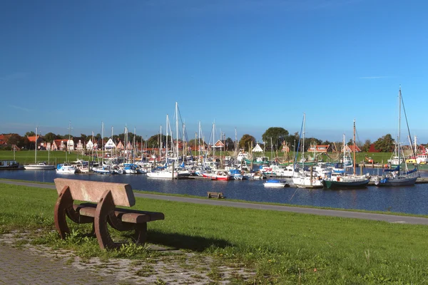 Anchored boats — Stock Photo, Image