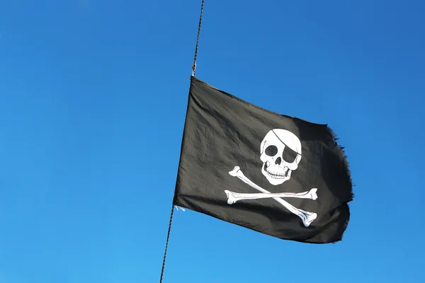 Pirate flag — Stock Photo, Image