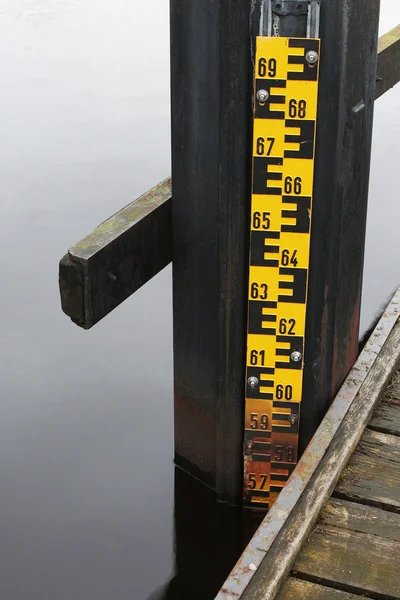 Water level indicator — Stock Photo, Image