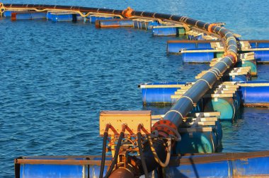 boru hattı taşıma duba üzerinde benim sualtı kum kum