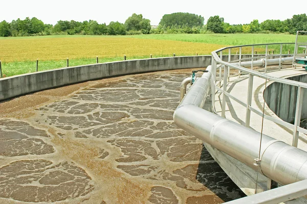 Afvalwater schoonmaak technologieën details — Stockfoto