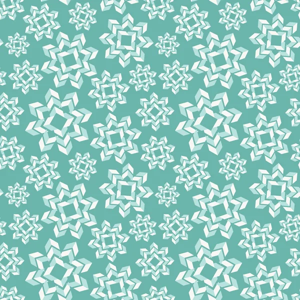 Motif sans couture de Noël avec flocons de neige. — Image vectorielle