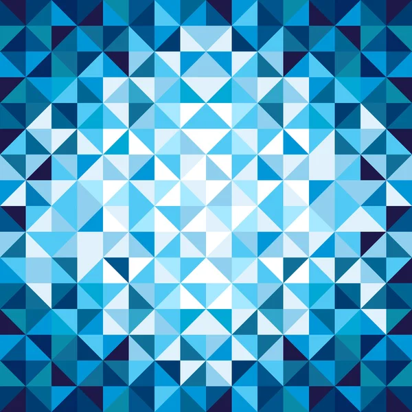 Blauwe abstracte geometrische achtergrond — Stockvector