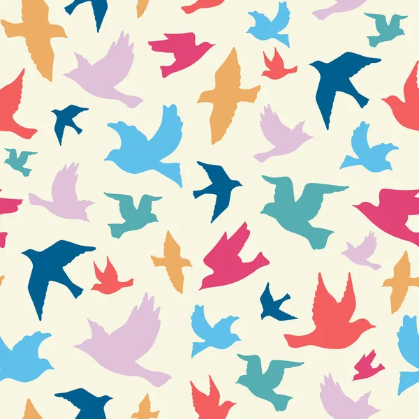 Birds seamless pattern — Stock Illustration Birds seamless pattern Stock Vector