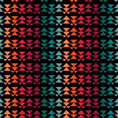 Dikişsiz soyut desen üçgen ile
