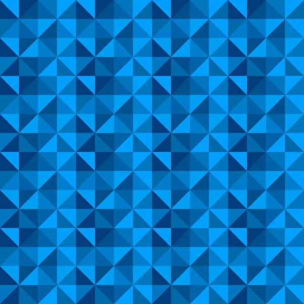 Kék absztrakt geometriai zökkenőmentes minta — Stock Vector