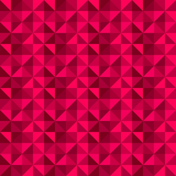 Rode abstracte geometrische naadloze patroon — Stockvector