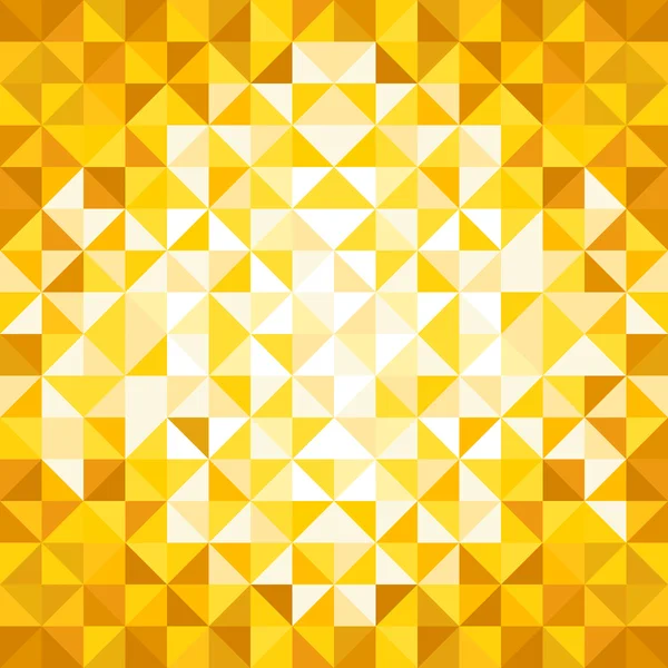 Geometric yellow background — Stock Vector