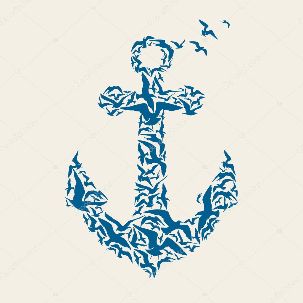 Anchor vector Stock Vector by ©mrs_opossum 38766395