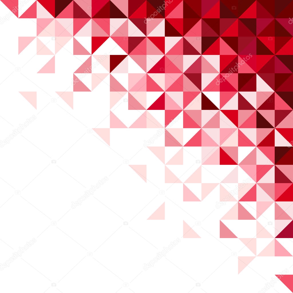 Geometric background, red