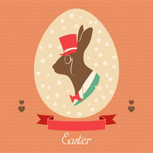 Easter vintage card — Stock Vector