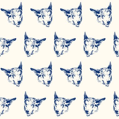 Köpekler seamless modeli