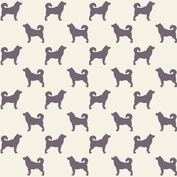 Бесшовный рисунок собак — стоковый вектор