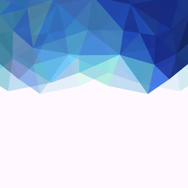 Abstract, geometric background, triangle and square, blue Stock Vector