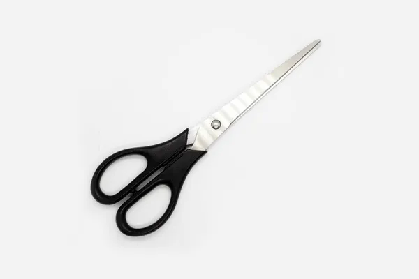 Scissors White Background Office Supplies White Background — Stock Photo, Image