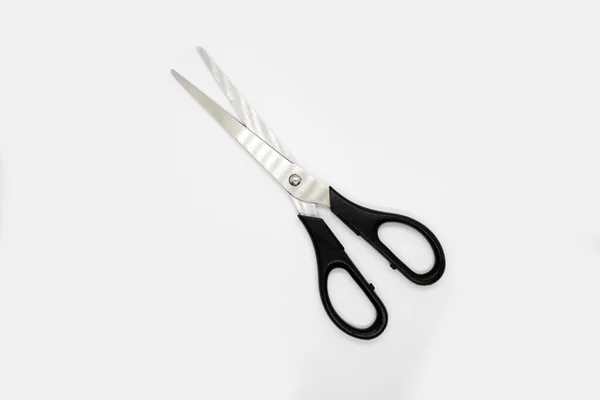 Scissors White Background Office Supplies White Background — Stock Photo, Image
