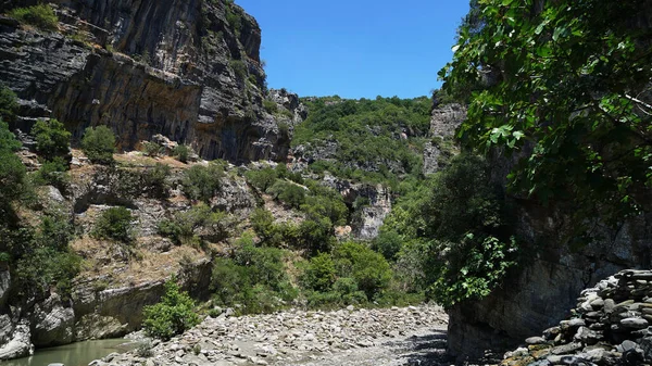 Montañas Soleadas Albania Naturaleza Europea Pleno Verano —  Fotos de Stock