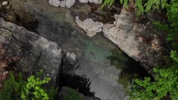 Vista Aérea Cânion Nos Desfiladeiros Ardeche Sul França — Vídeo de Stock