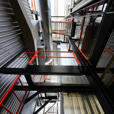 büyük sanayi kazan dairesi