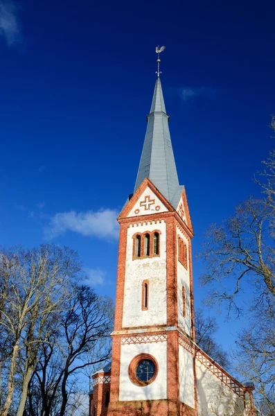 Old Lutheran church in Krimulda, Latvia — Stock Photo, Image