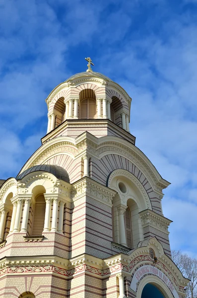 Ortodoxní katedrála v Rize, Lotyšsko — Stock fotografie