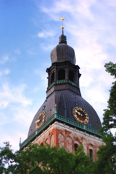 Kopule kostela v Rize, Lotyšsko — Stock fotografie