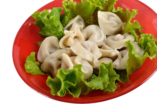 Dumplings en el plato — Foto de Stock