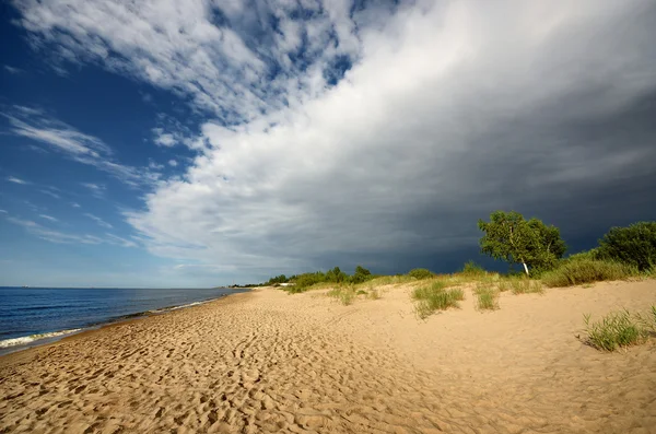 Östersjöns strand. Riga, Lettland — Stockfoto