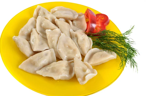 Pierogi na danie — Zdjęcie stockowe