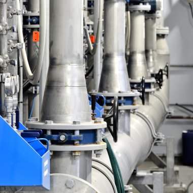 büyük sanayi kazan dairesi