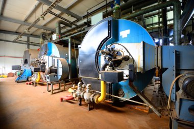 büyük sanayi kazan dairesi