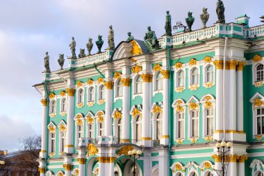 Winter Palace (Hermitage) close-up clipart