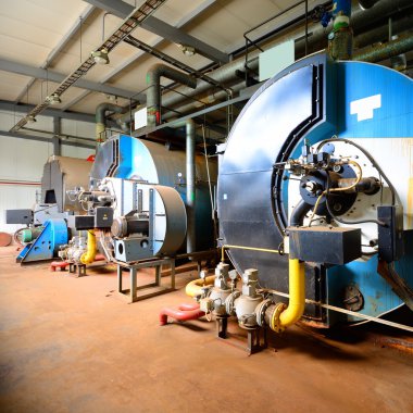 büyük sanayi kazan dairesi