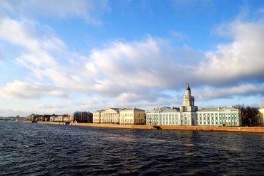 saint petersburg'ın eski kısmında panoramik görünüm