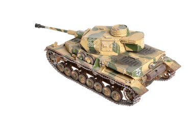 2. Dünya Savaşı 'ndan kalma bir Alman tankının ölçekli modeli