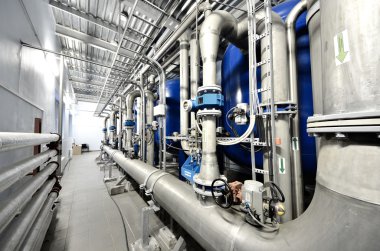 büyük sanayi kazan dairesi