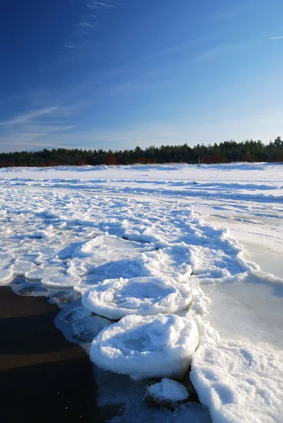 冬の海の風景 — ストック写真