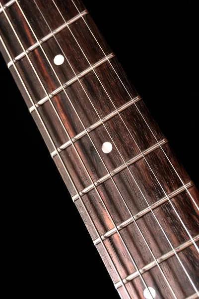 Electric guitar fretboard — Stock Photo, Image