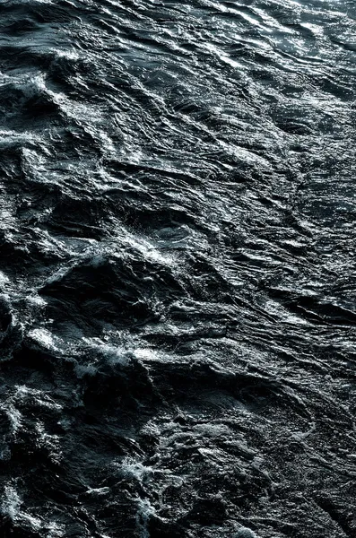 Blå vågor textur närbild — Stockfoto