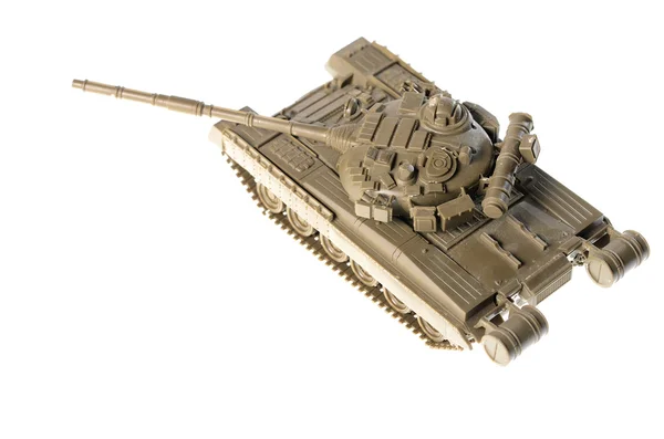 Scale model of soviet T-80 tank — Stock Photo, Image