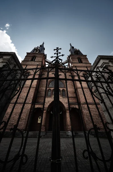 Kościół katolicki w rezekne, Łotwa — Zdjęcie stockowe