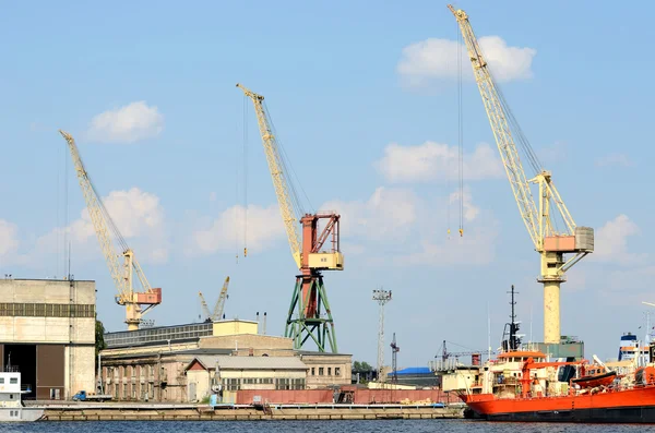 Terminal de carga de Ventspils, Larvia — Foto de Stock