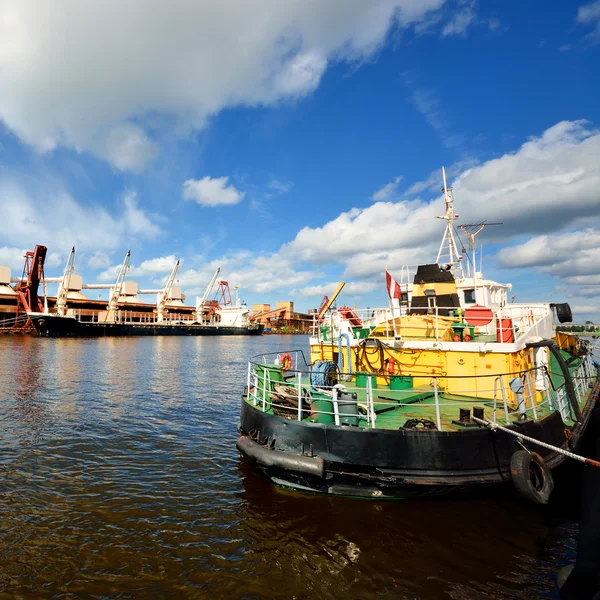 Cargo port. Ventspils terminal, Latvia — Stock Photo, Image