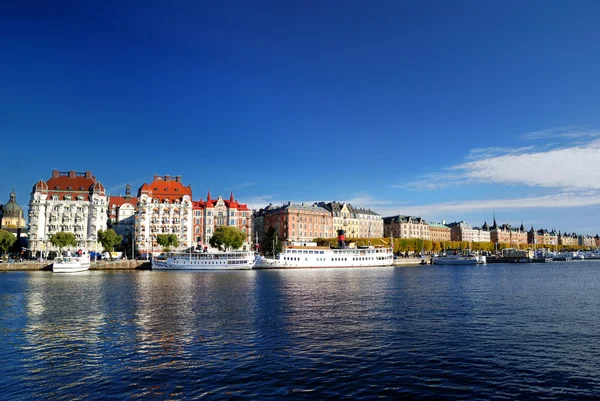 Přístav část Stockholmu — Stock fotografie